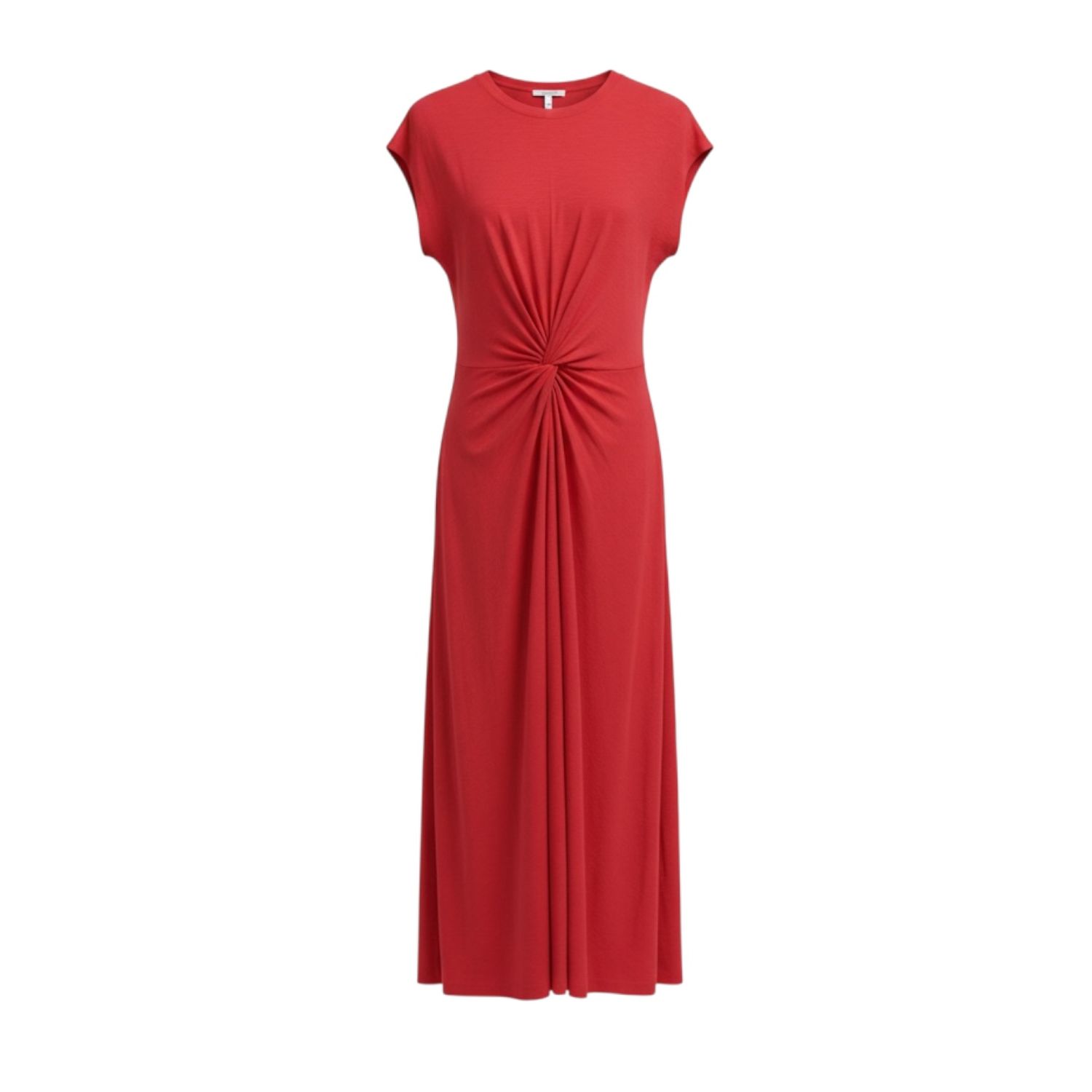Volta Twist Dress - Sambra Red