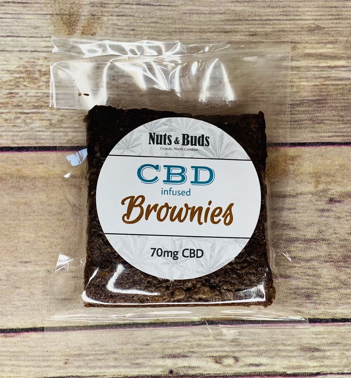 CBD Infused Brownie 70 mg (Isolate)