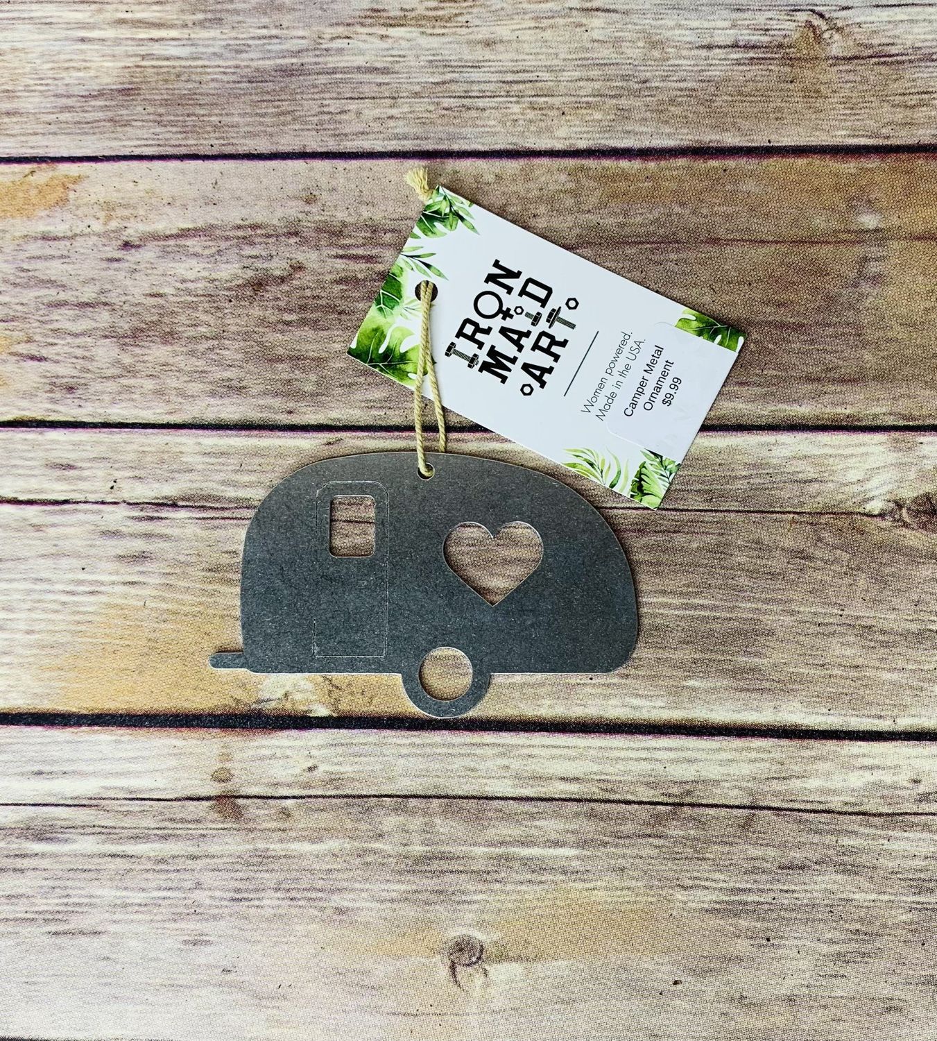 Camper Metal Ornament