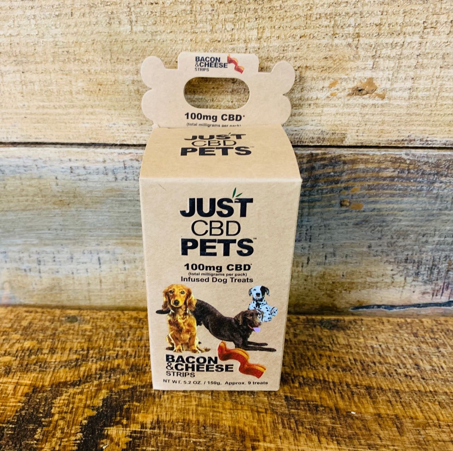 Just CBD Dog Treats - Bacon &amp; Cheese