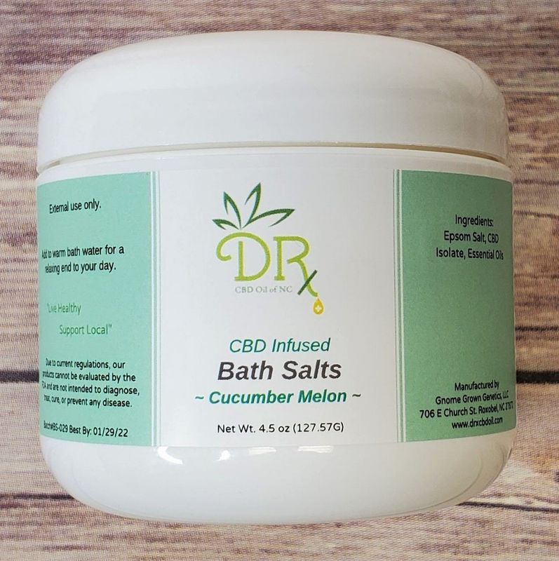 DRx CBD Infused Bath Salts - Cucumber Melon