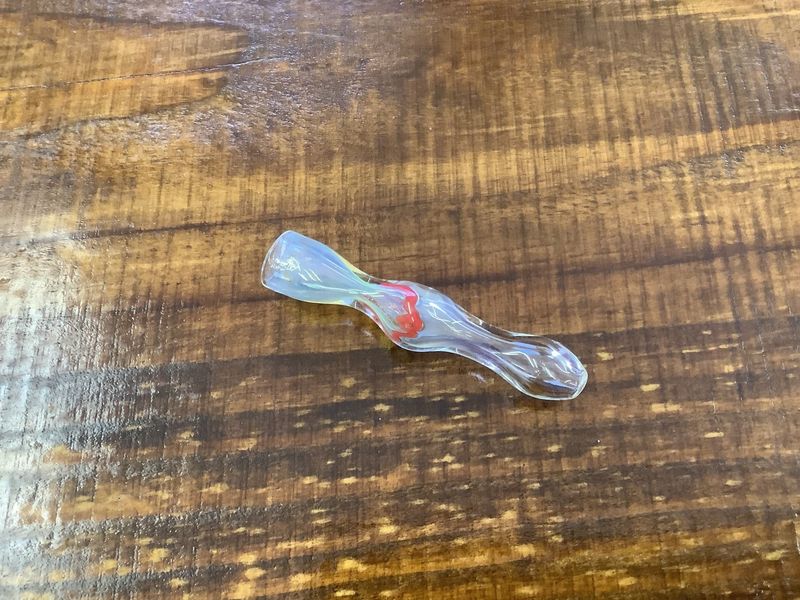 Glass one hitter pipe