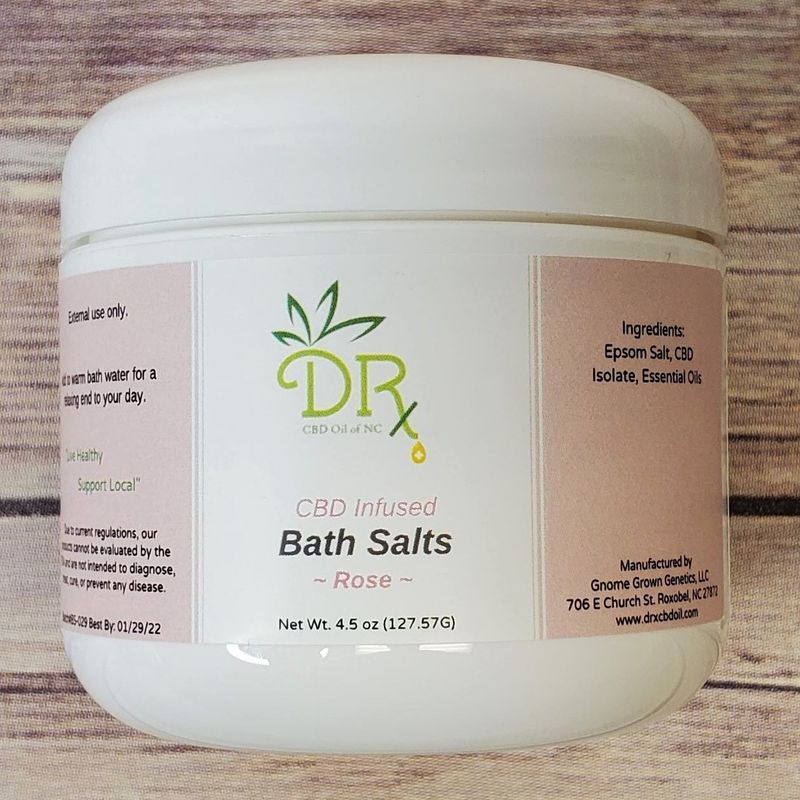 DRx CBD Infused Bath Salts - Vanilla Rose