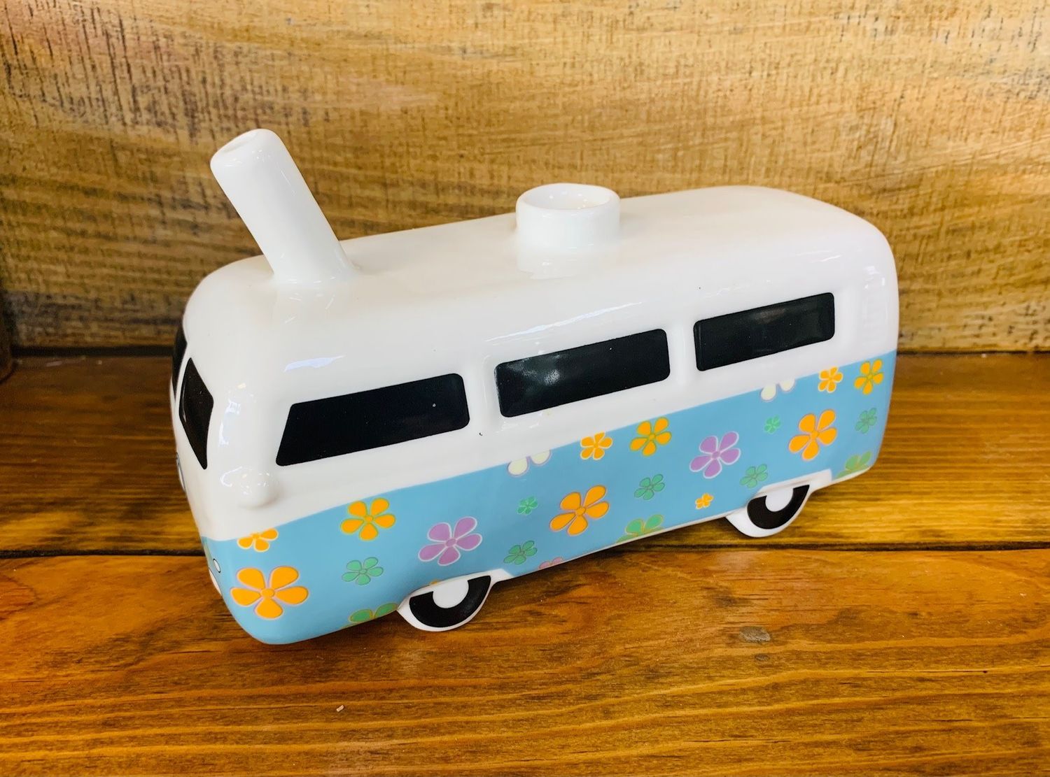 Vintage Bus Pipe - Blue Floral