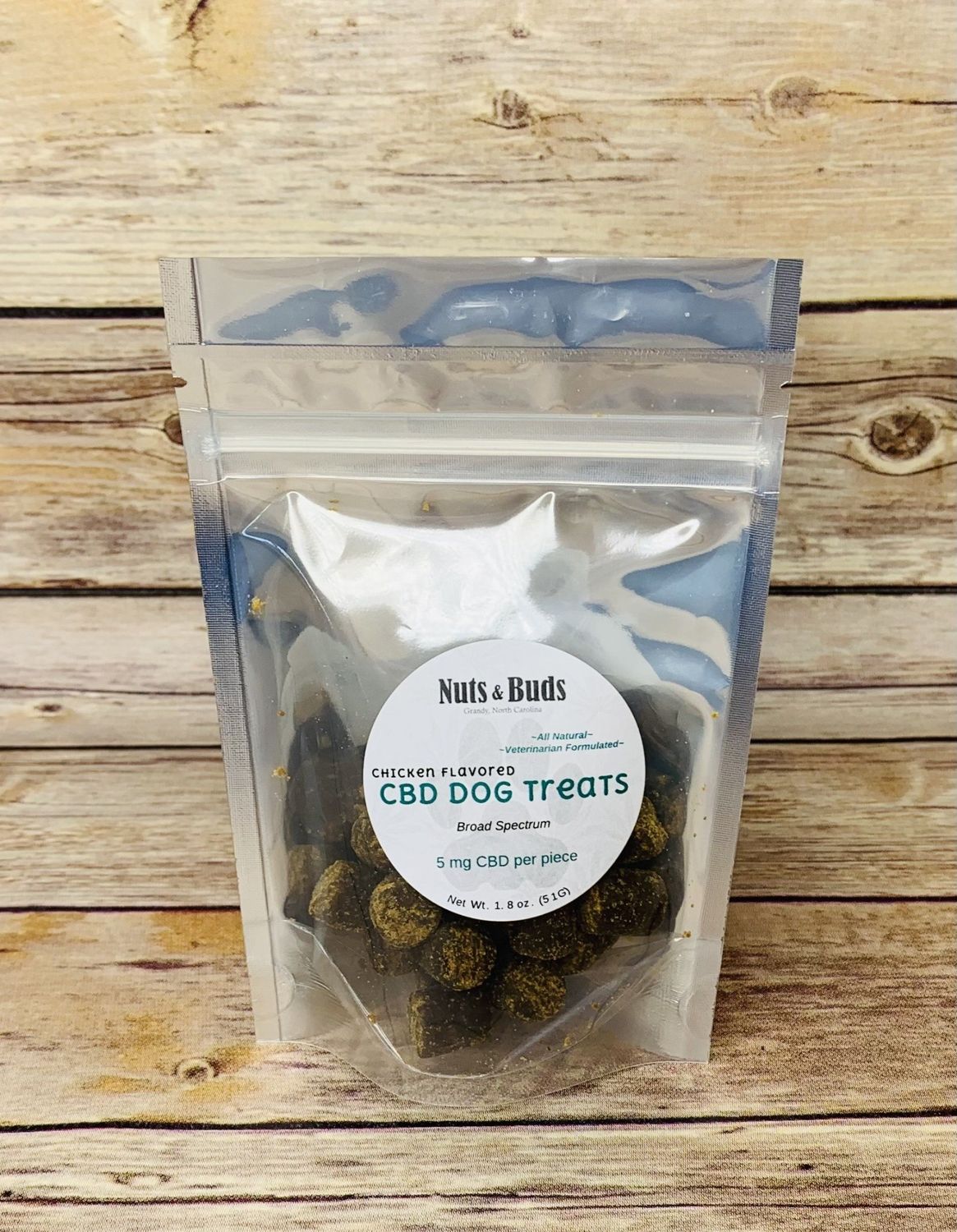 Nuts &amp; Buds CBD Infused Dog Treats - 5mg/Treat