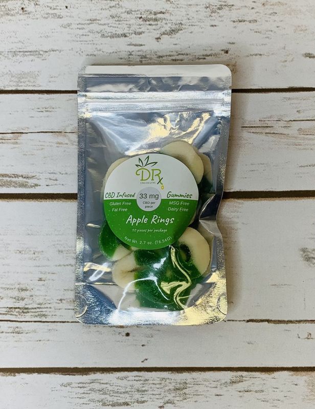 DRx CBD Gummy Rings  - Apple Rings