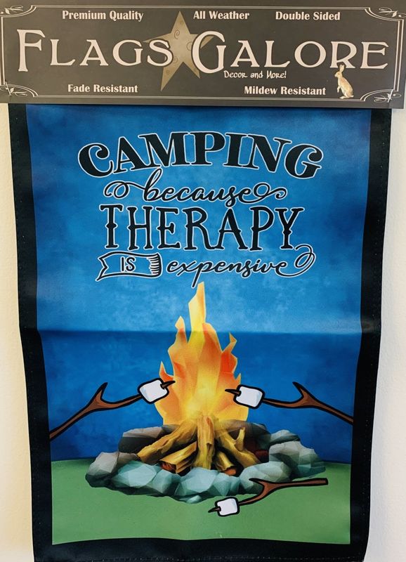 Flag-Camping Therapy Garden Flag