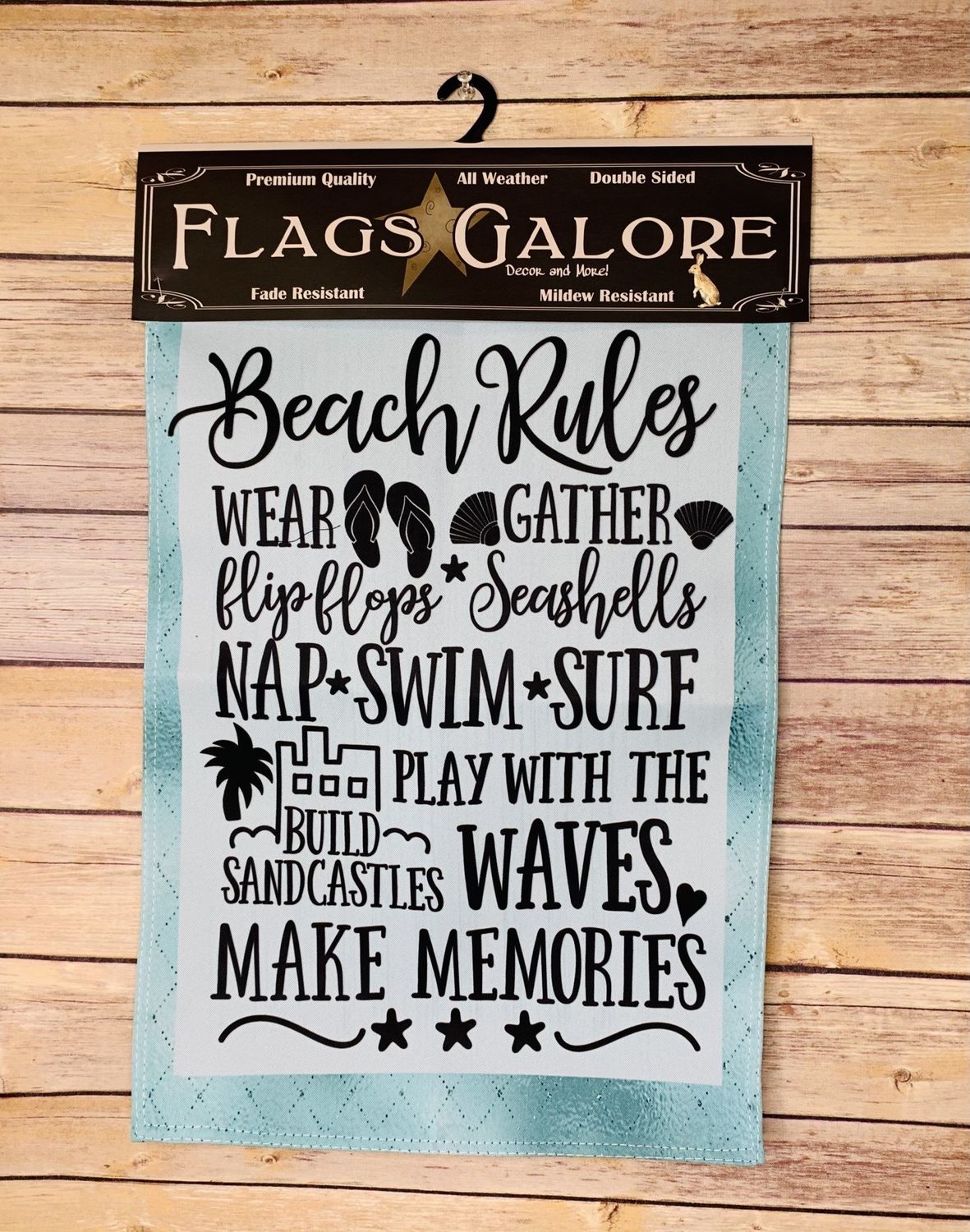 Flag - Beach Rules