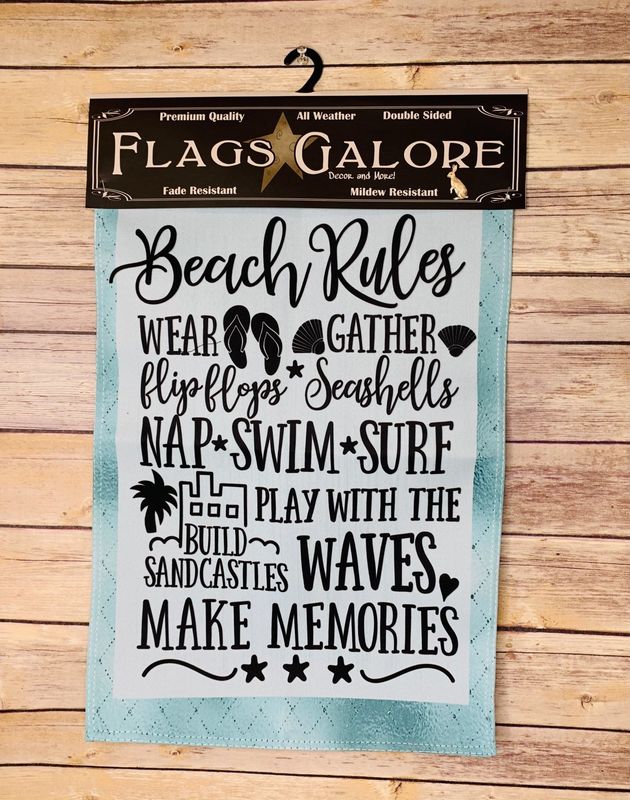 Flag - Beach Rules