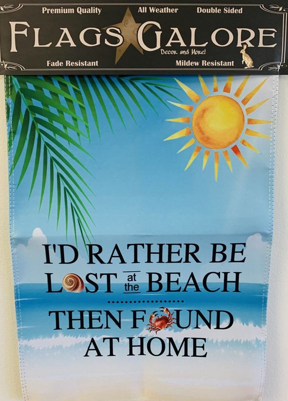 Flag-Lost at the Beach Found at Home