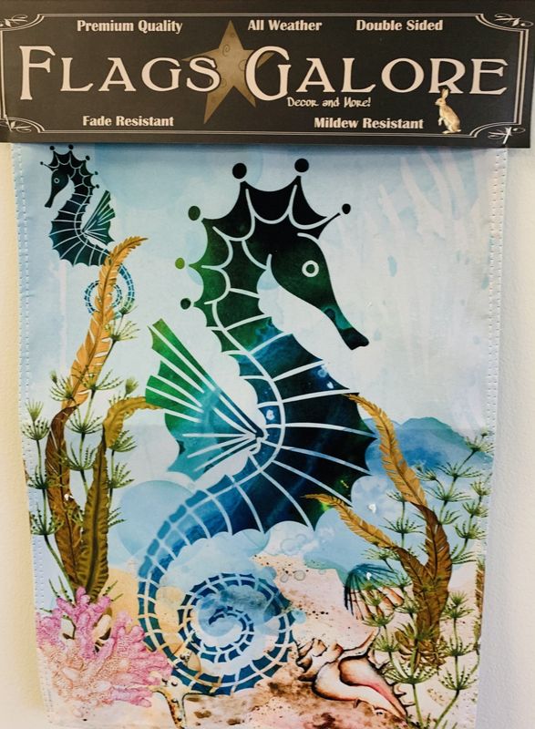 Flag-Sea Horse Garden Flag