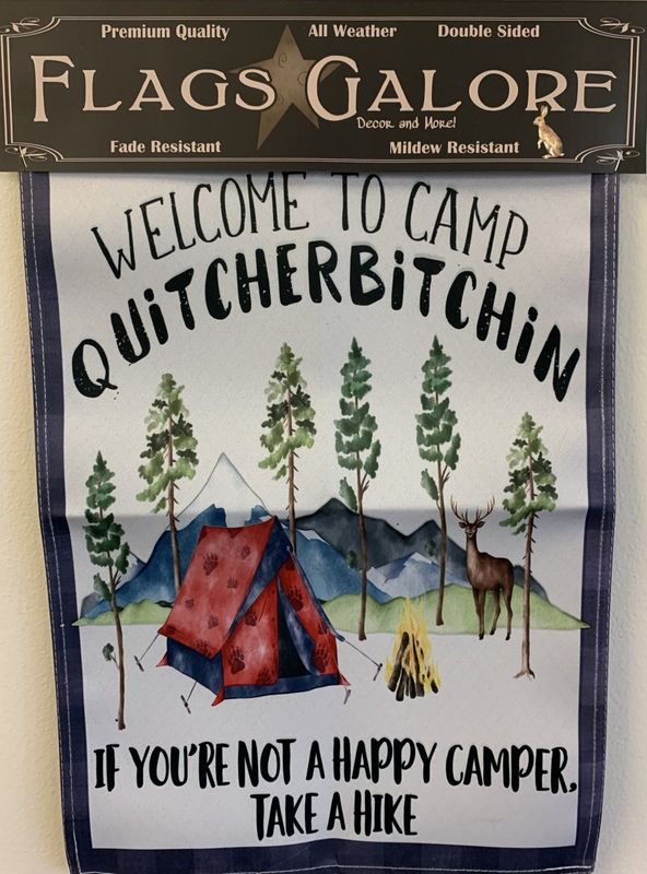 Flag-Camp Quityourbitchin Graden Flag
