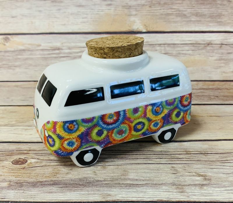 Vintage Bus Stash Jar