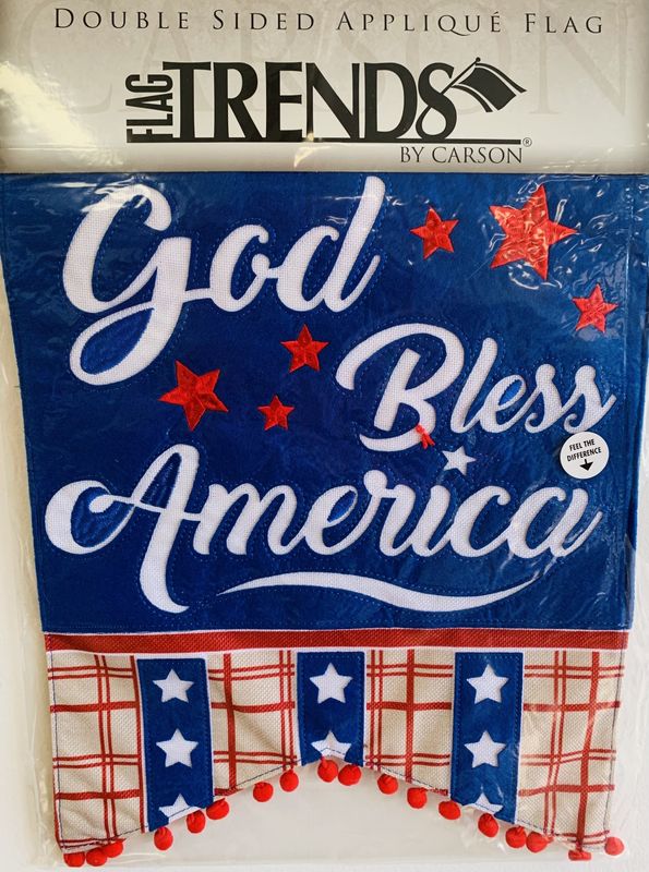 Flag-Burlap Stars &amp; Stripes Garden Flag