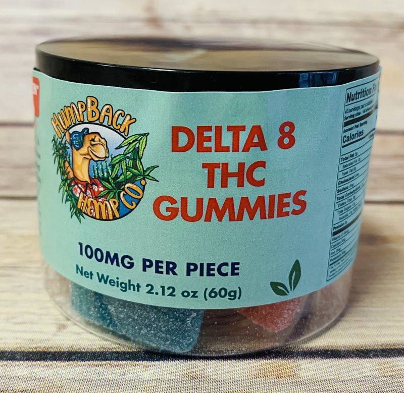 Humpback Hemp Delta 8 Gummies 10 Pack 100 mg pc