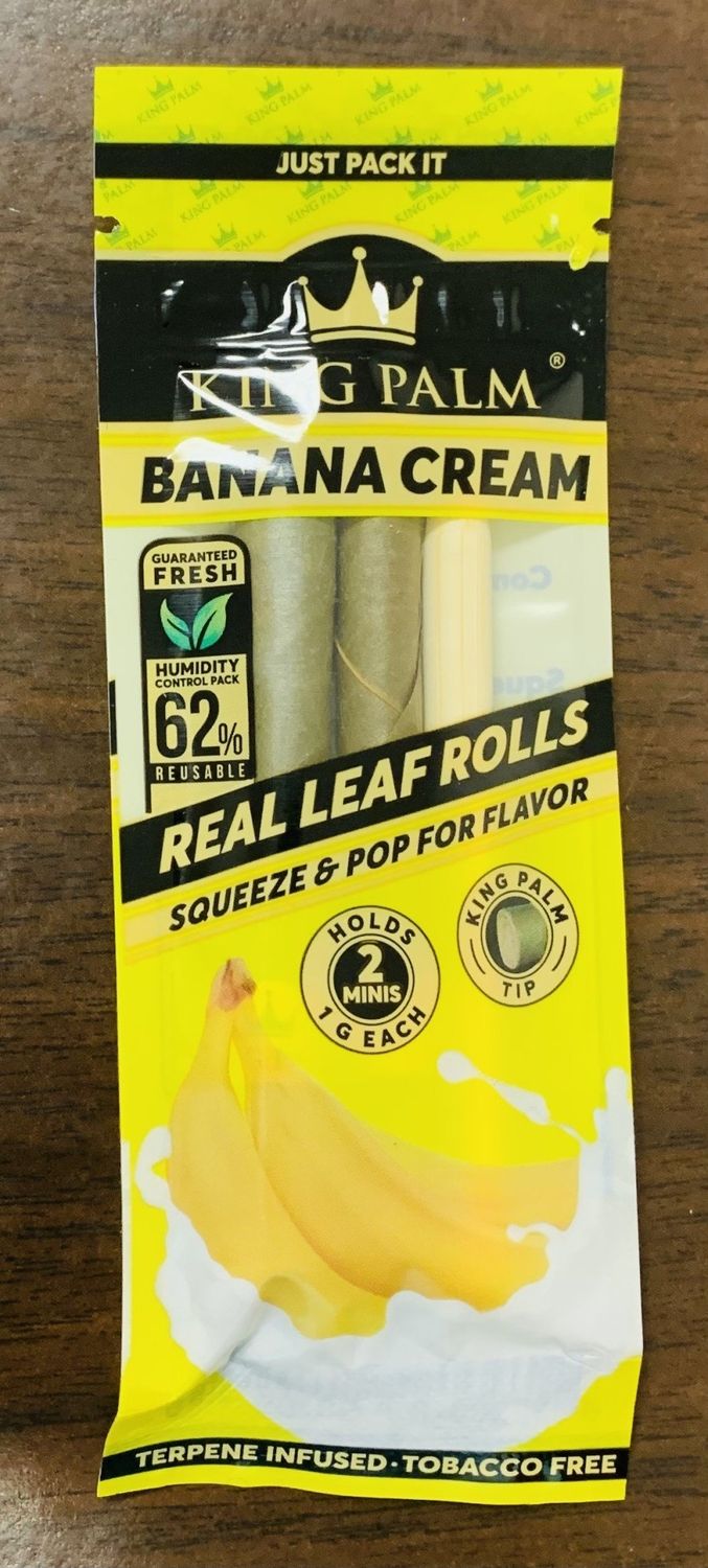 King Palm Banana Cream Leaf Wrap