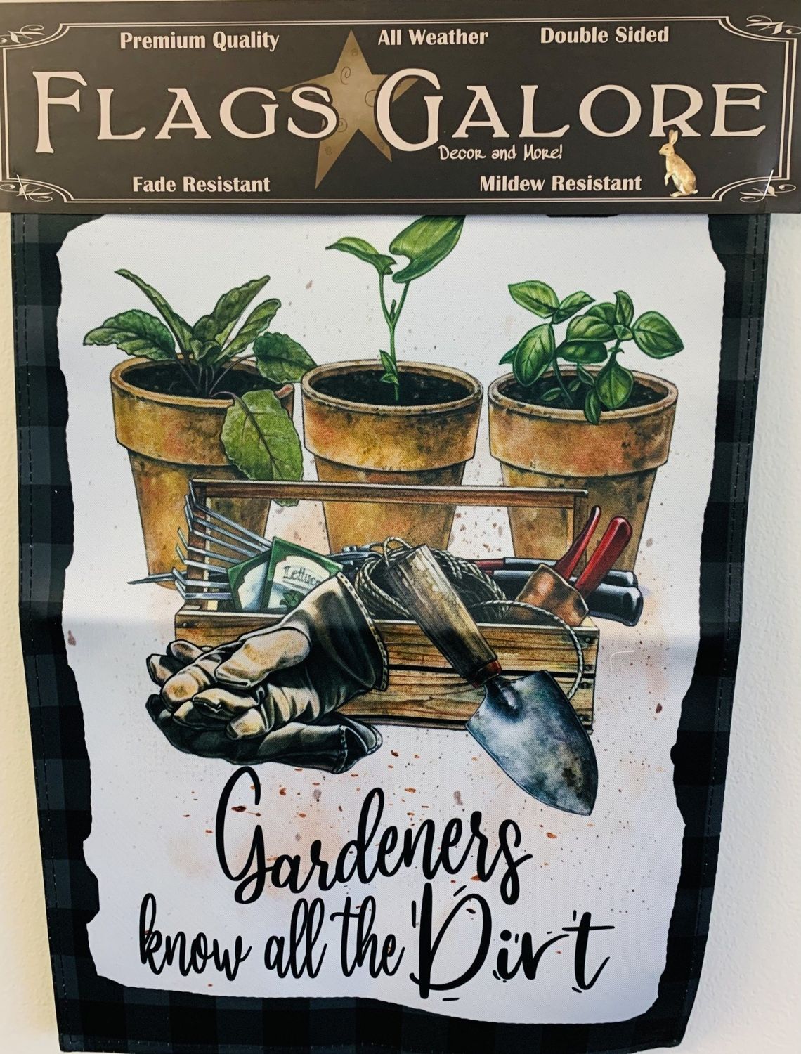 Flag-Garden Knows All the Dirt Garden Flag