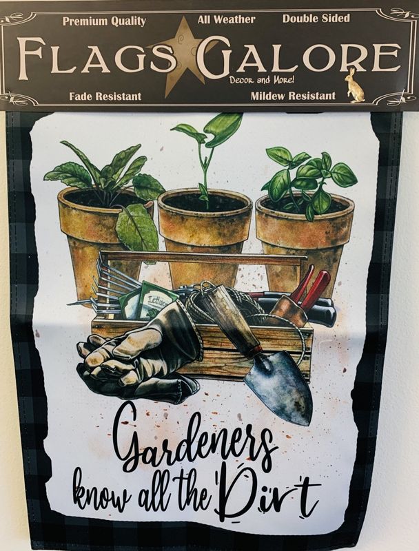 Flag-Garden Knows All the Dirt Garden Flag