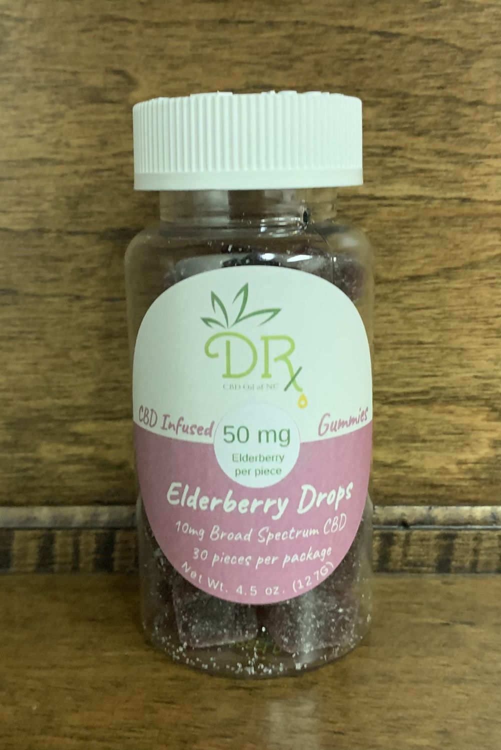 DRx Broad Spectrum Elderberry CBD Gummies