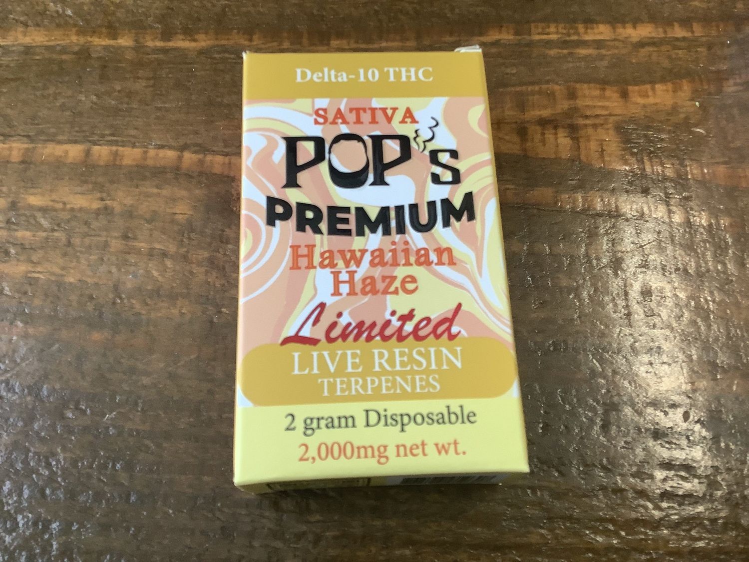 POP’s Premium D8 (Hawaiian Haze) - 2g Cart
