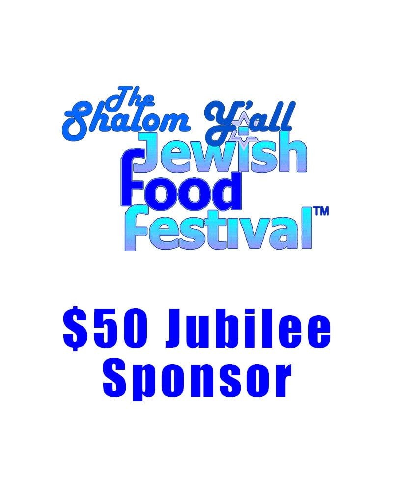 $50 Jubilee Sponsor