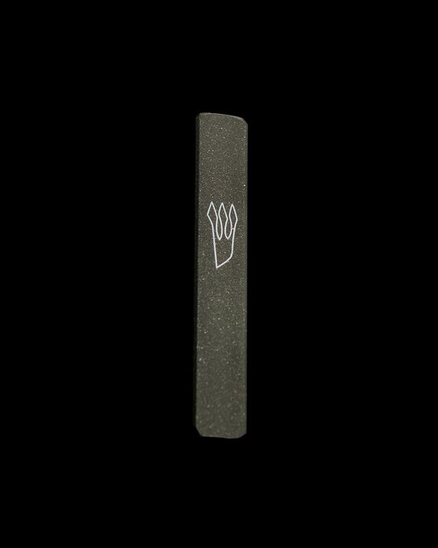 Mezuzah Aluminum Sm/ Gr Spkl