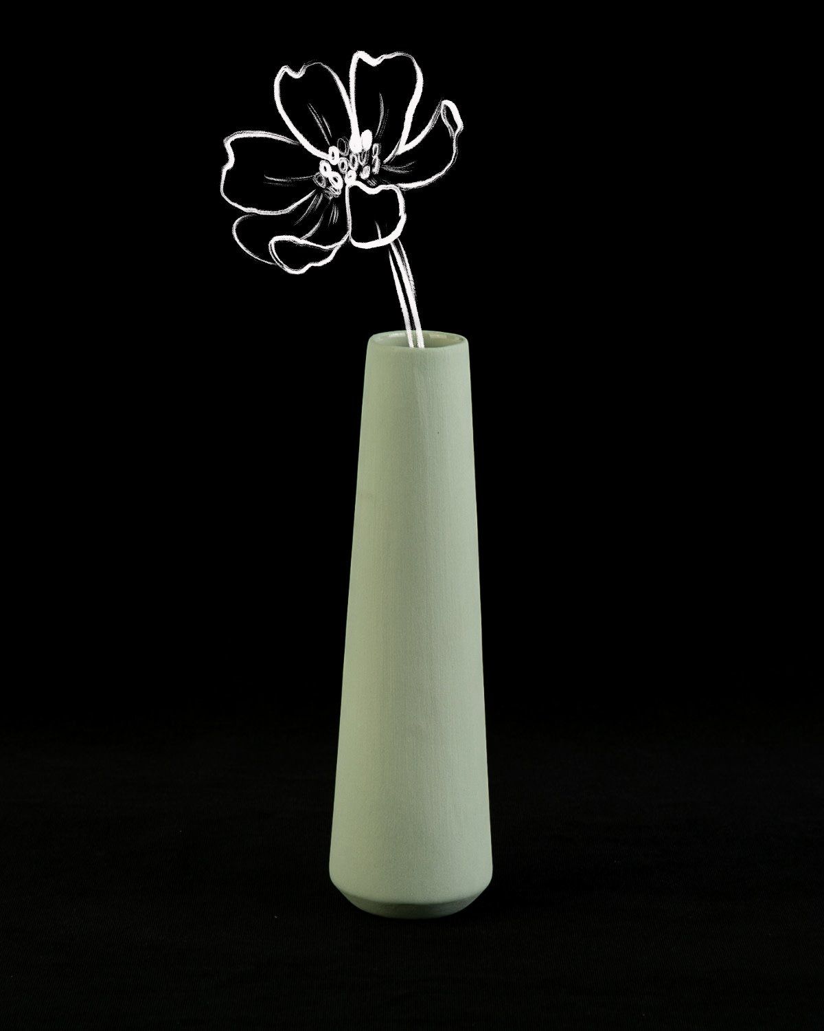 Vase, Ceramic by Yahalomis/Stone Sand