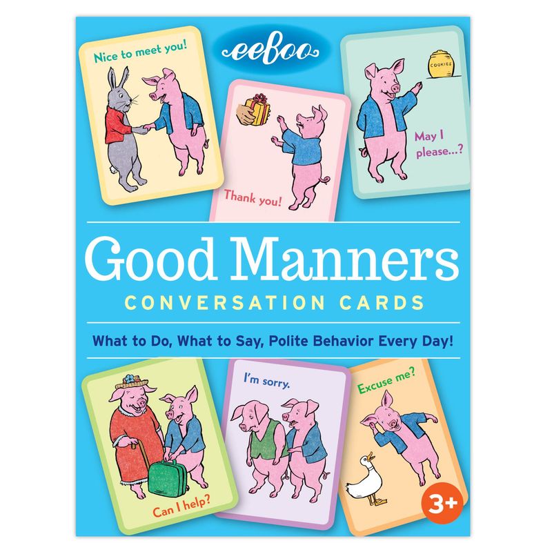 GOOD MANNERS FLASH CARDS