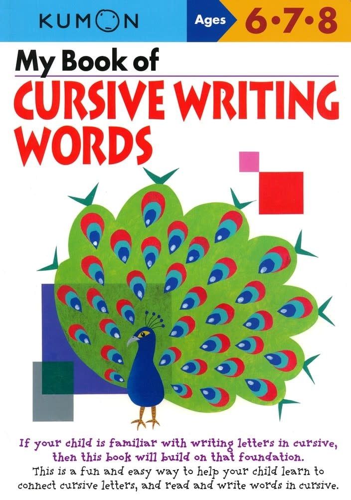 Kumon CURSIVE WRITING WORDS