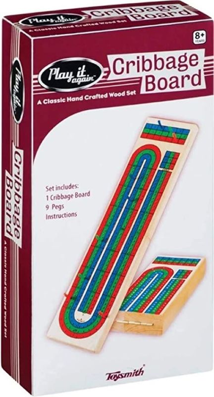CRIBBAGE BOARD 3-TRACK