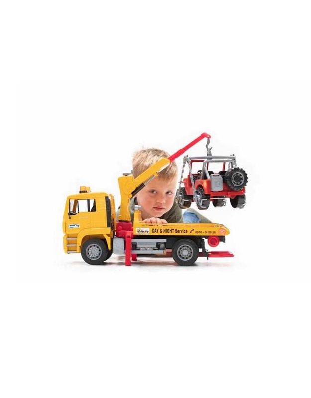 MAN TGA Tow Truck With Vehicle