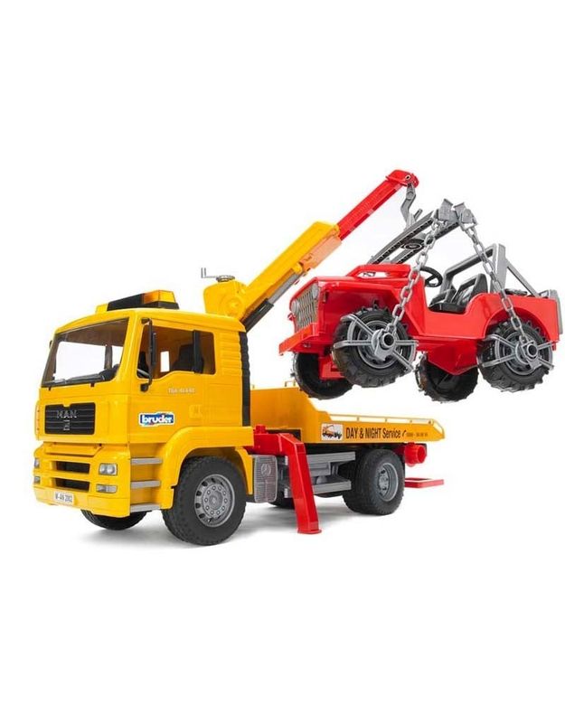 MAN TGA Tow Truck With Vehicle