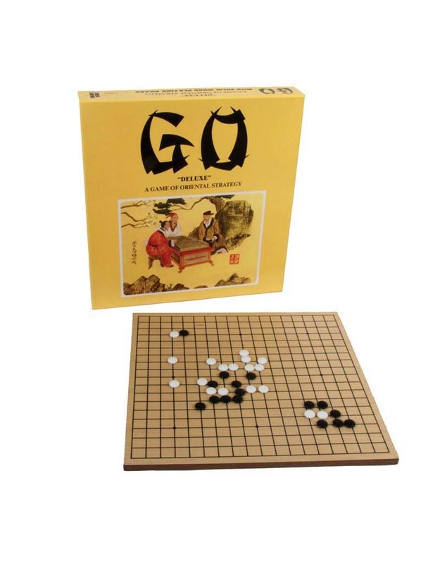 **! GO GAME W/WOOD BOARD