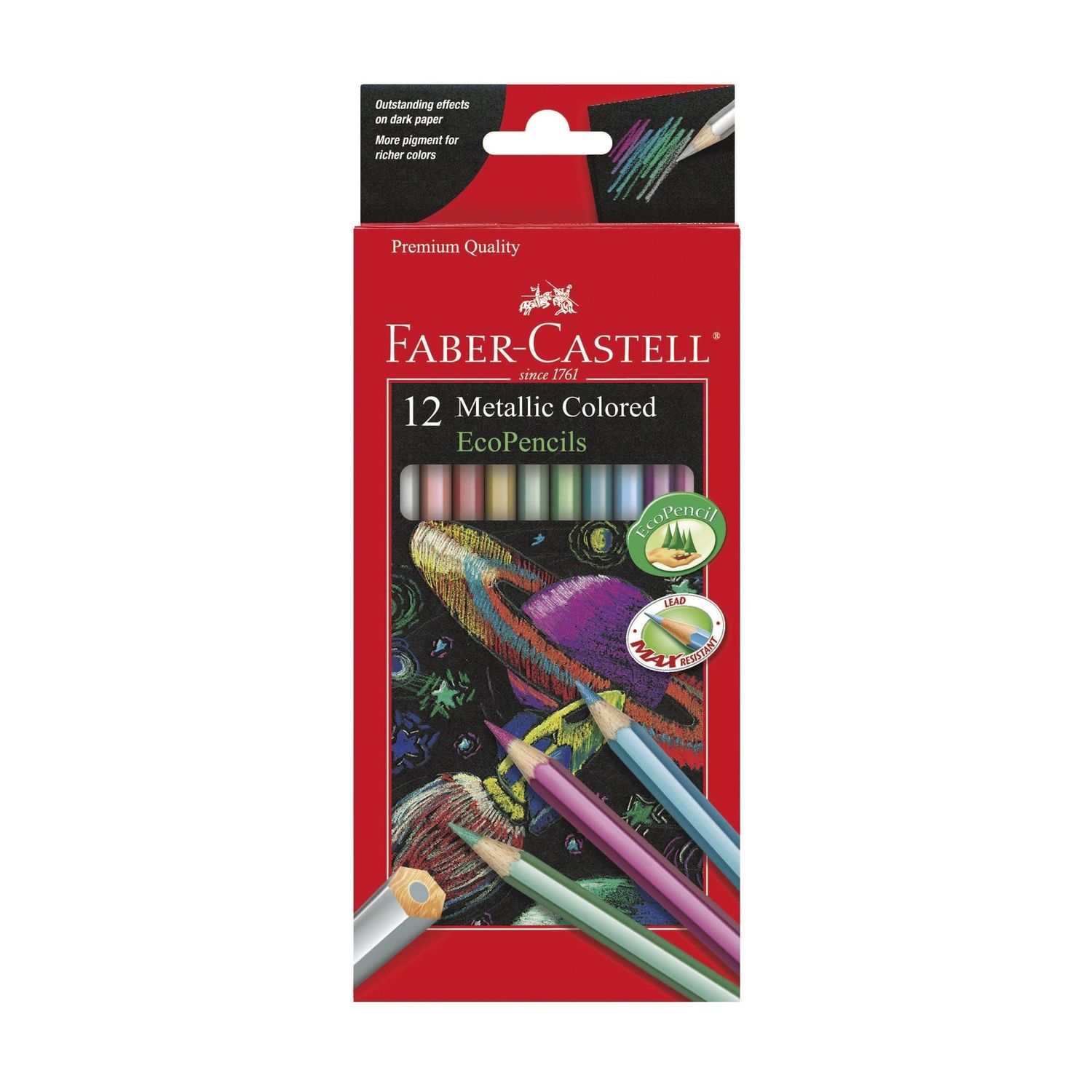 12ct Metallic Colored EcoPencils