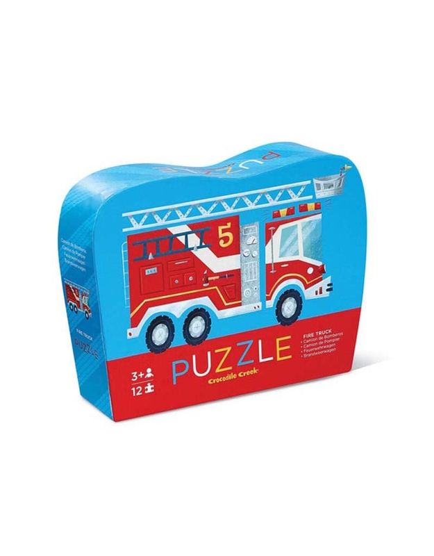 12pc Mini Puzzle Fire Truck