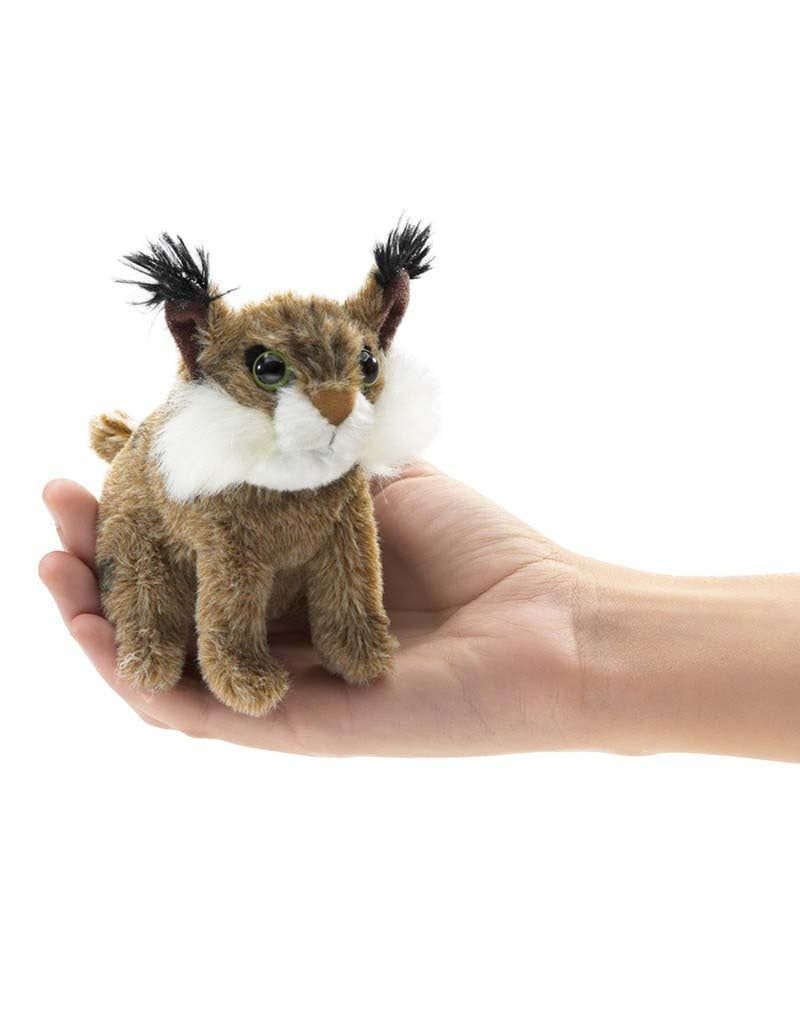 Folkmanis MINI BOBCAT Finger Puppet