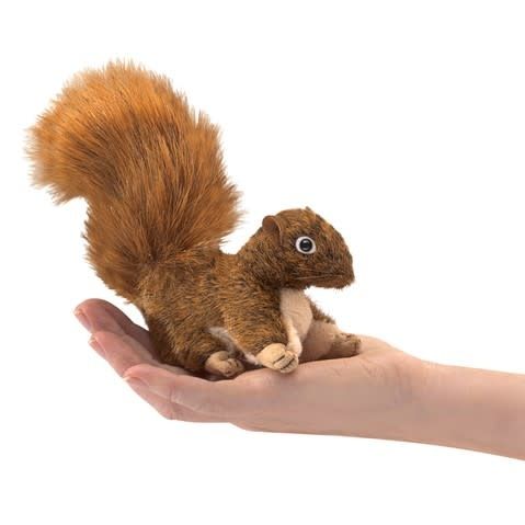 Folkmanis MINI SQUIRREL RED Finger Puppet
