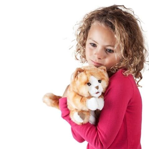 Folkmanis KITTEN, ORANGE TABBY Puppet