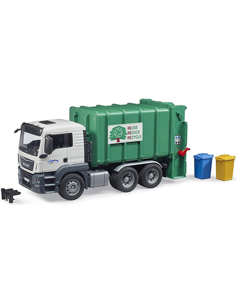 MAN TGS Rear Loading Garbage green/white