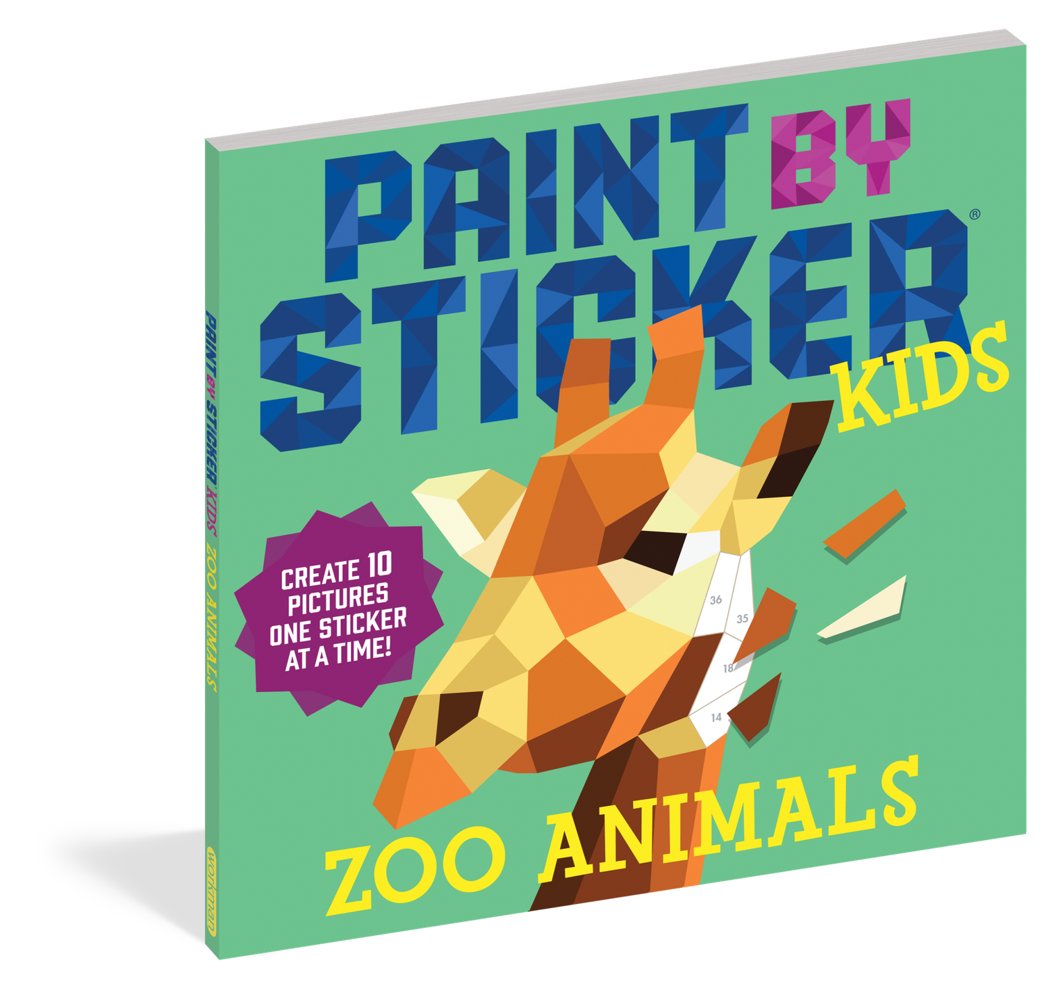 PAINT BY STICKER KIDS:ZOO ANIMALS