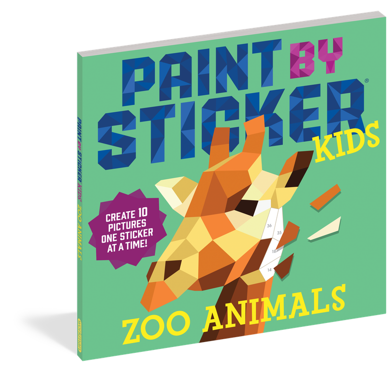 PAINT BY STICKER KIDS:ZOO ANIMALS
