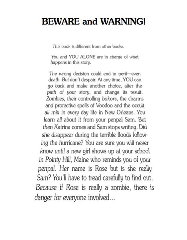 CYOA #34 Zombie Penpal