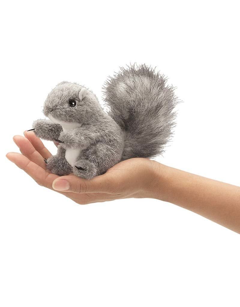 Folkmanis MINI GRAY SQUIRREL Finger Puppet