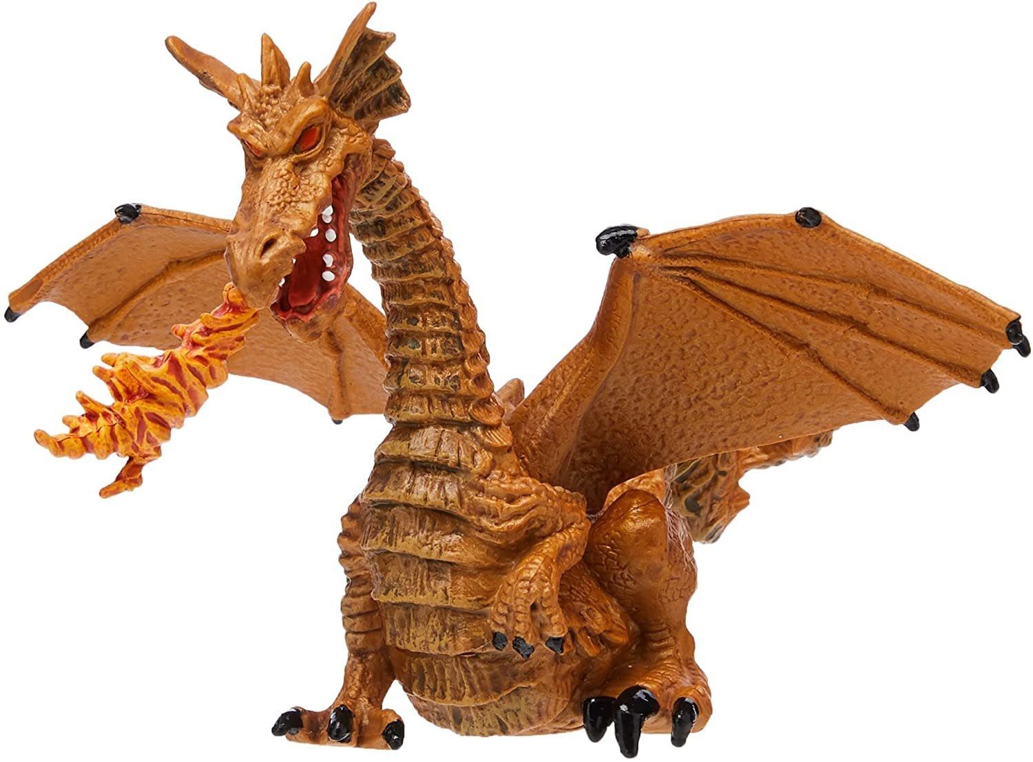 Gold Dragon With Flame