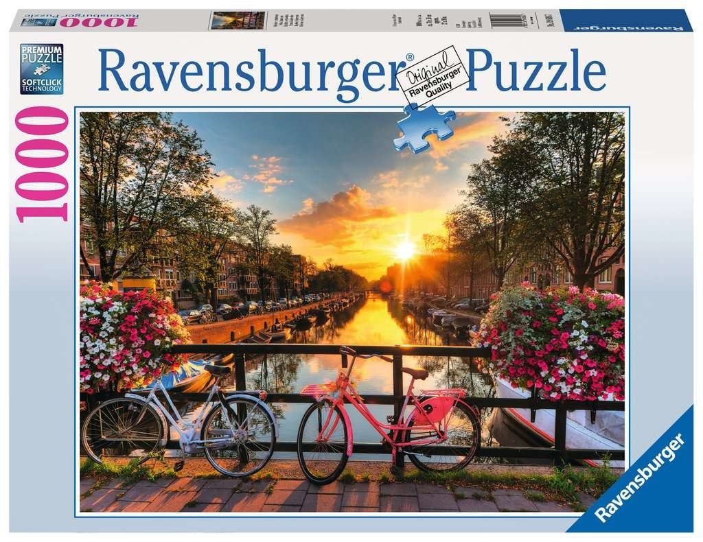 1000pc Bicycles in Amsterdam