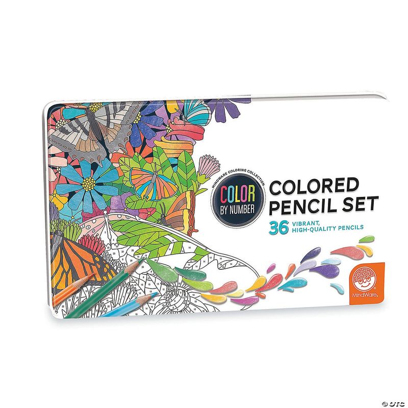 Color By Number 36 Colored Pencil Set