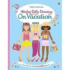 Sticker Dolly Dressing on Vacation
