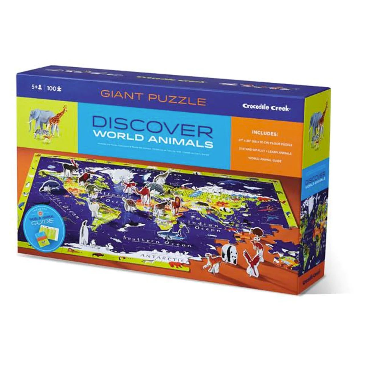 ## 100-pc Discover Puzzle/World Animals