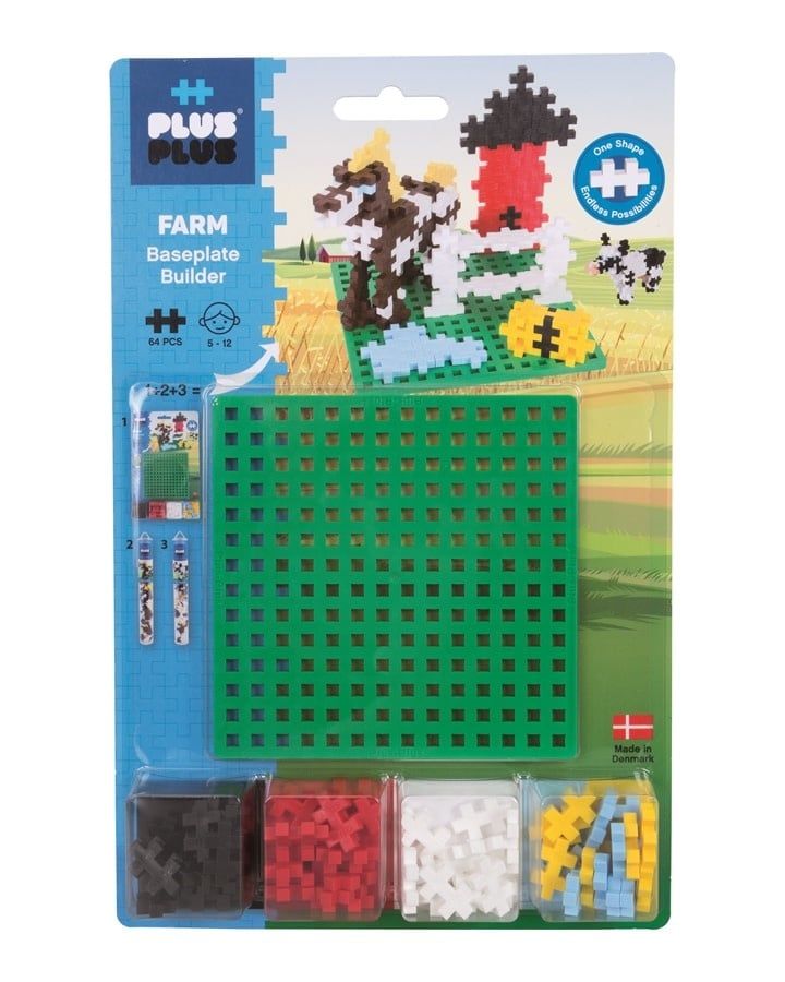 Plus Plus Baseplate Builder Farm