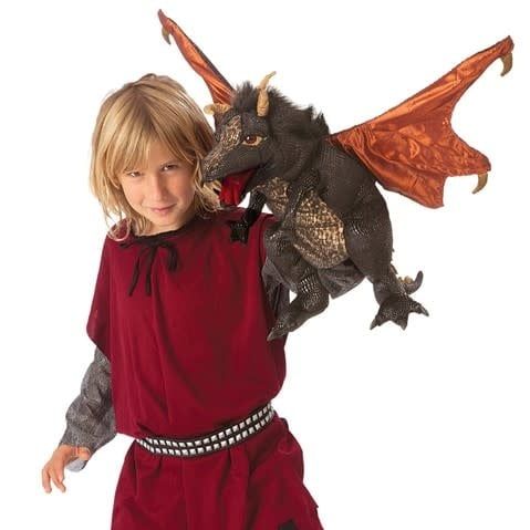 Folkmanis Black Dragon